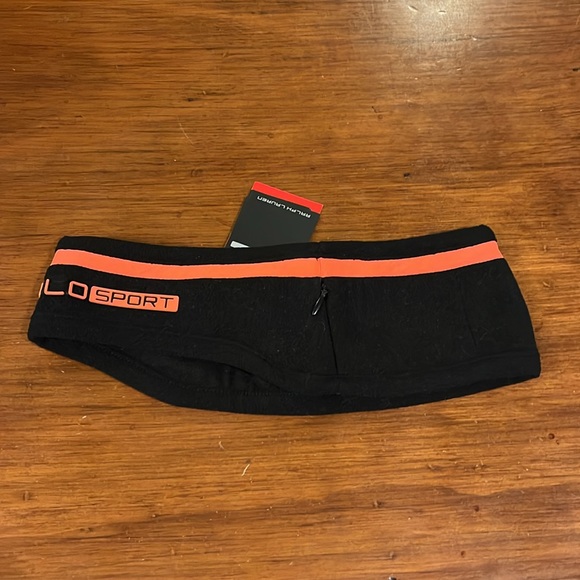Polo Ralph Lauren winter Running Headband band black fleece Earband Men’s L/XL - Picture 2 of 15